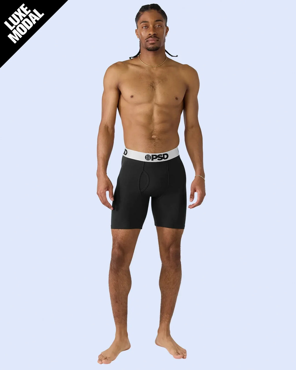 Luxe Modal - Black Silver