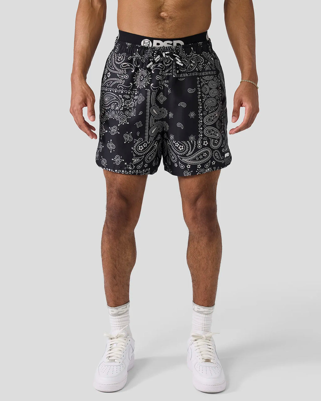 Khaki Paisley Essential Short