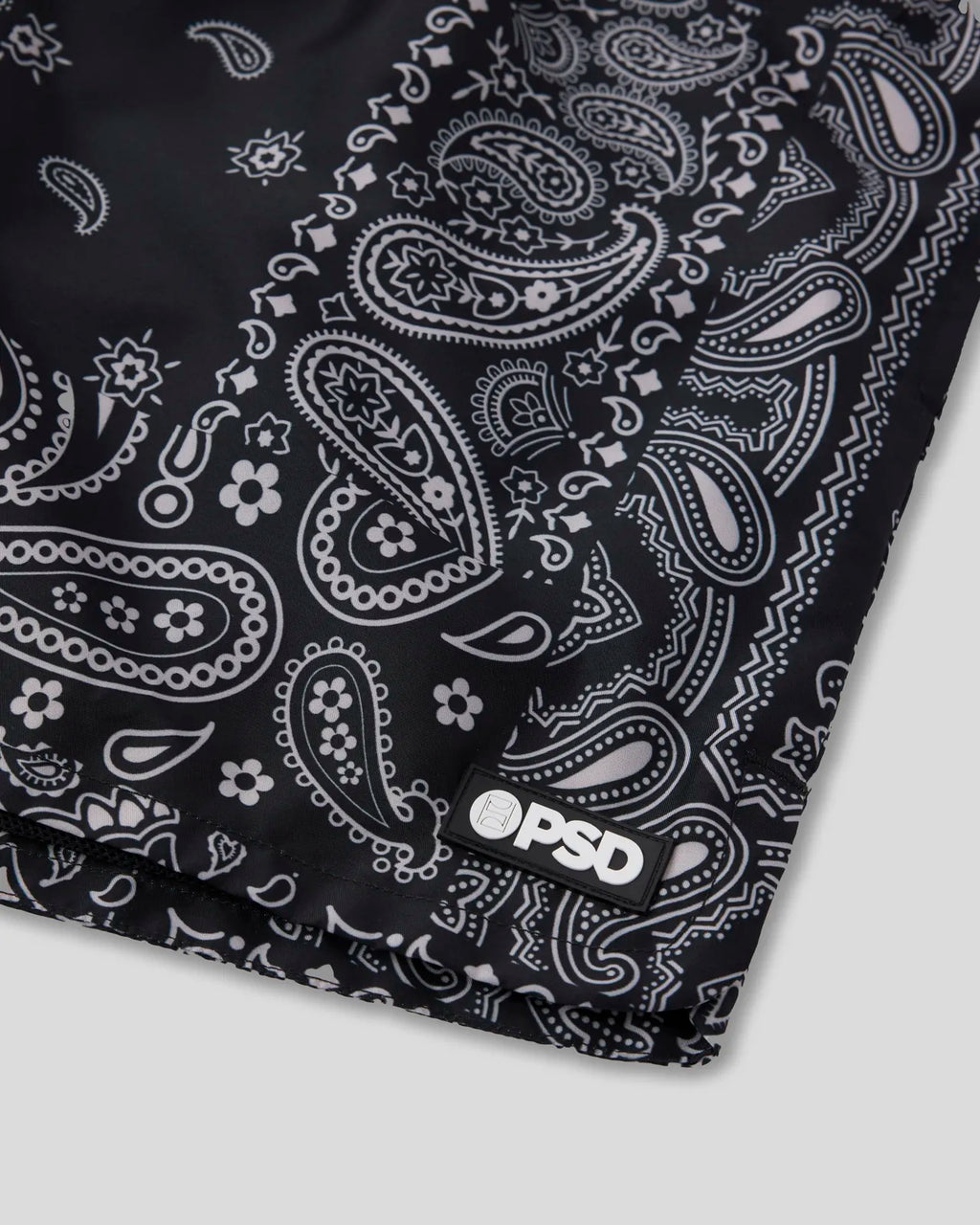 Khaki Paisley Essential Short