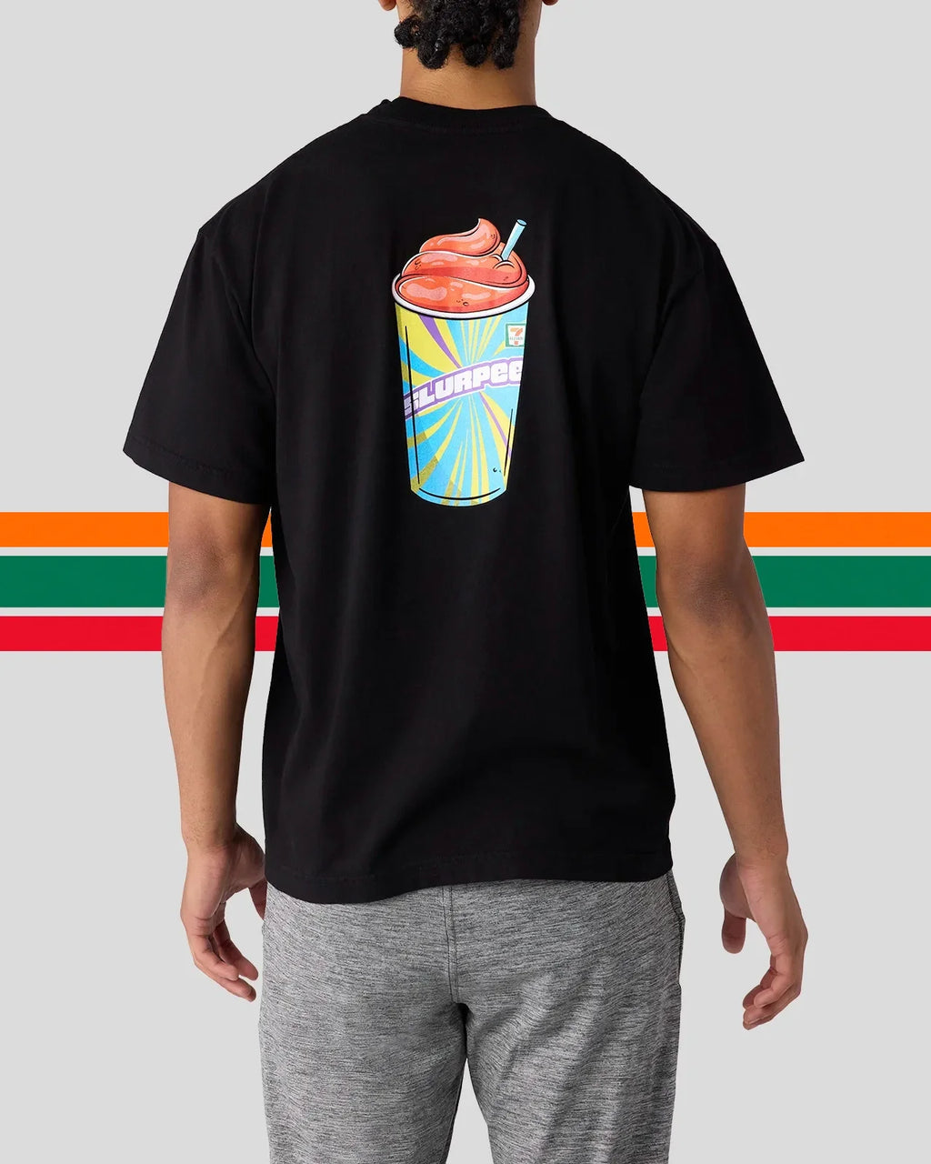 7-Eleven - Cherry Slurpee Black Graphic Tee