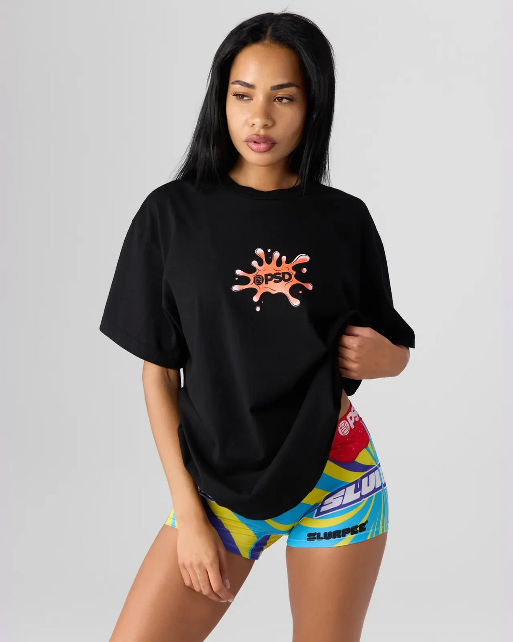 7-Eleven - Cherry Slurpee Black Graphic Tee