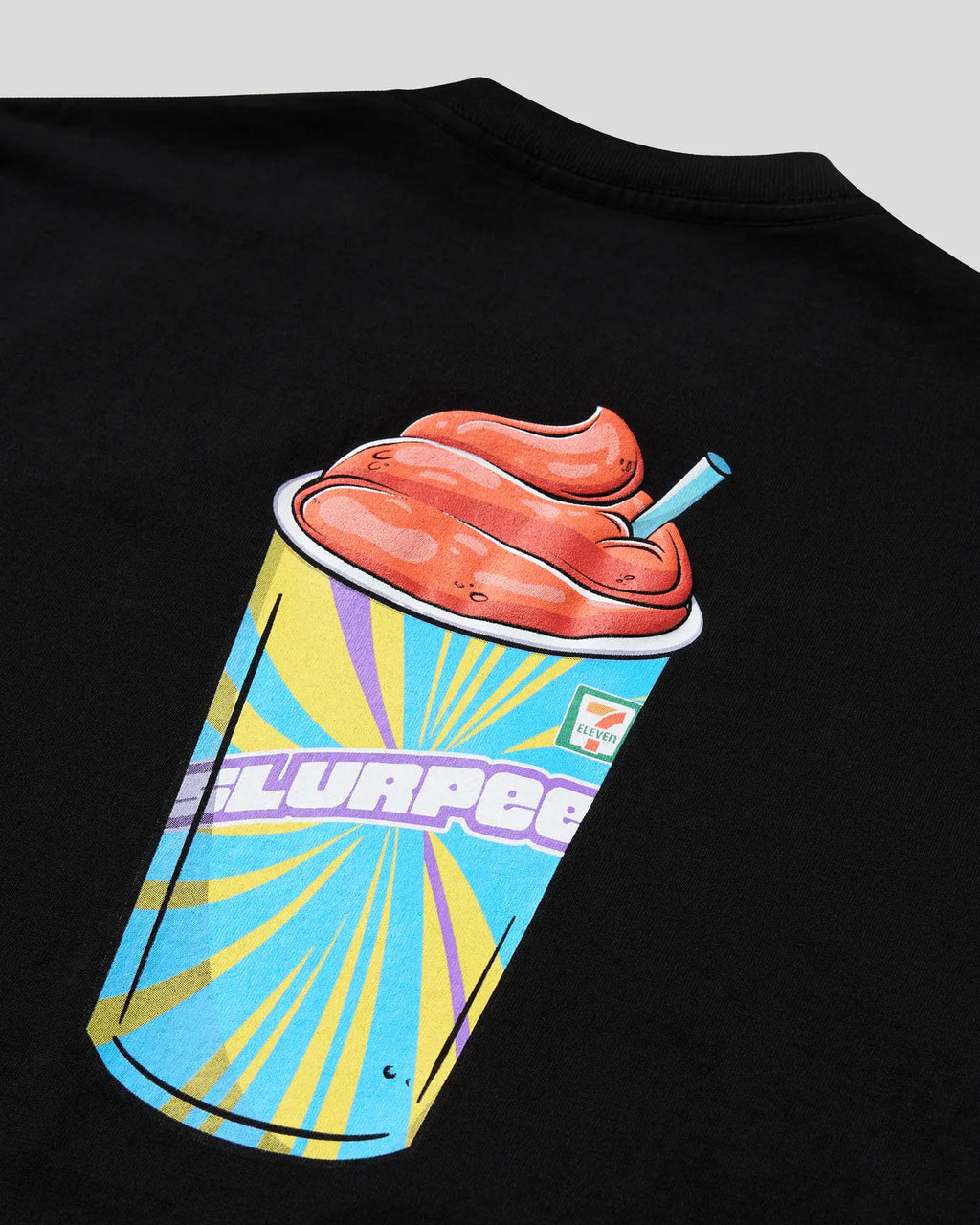 7-Eleven - Cherry Slurpee Black Graphic Tee
