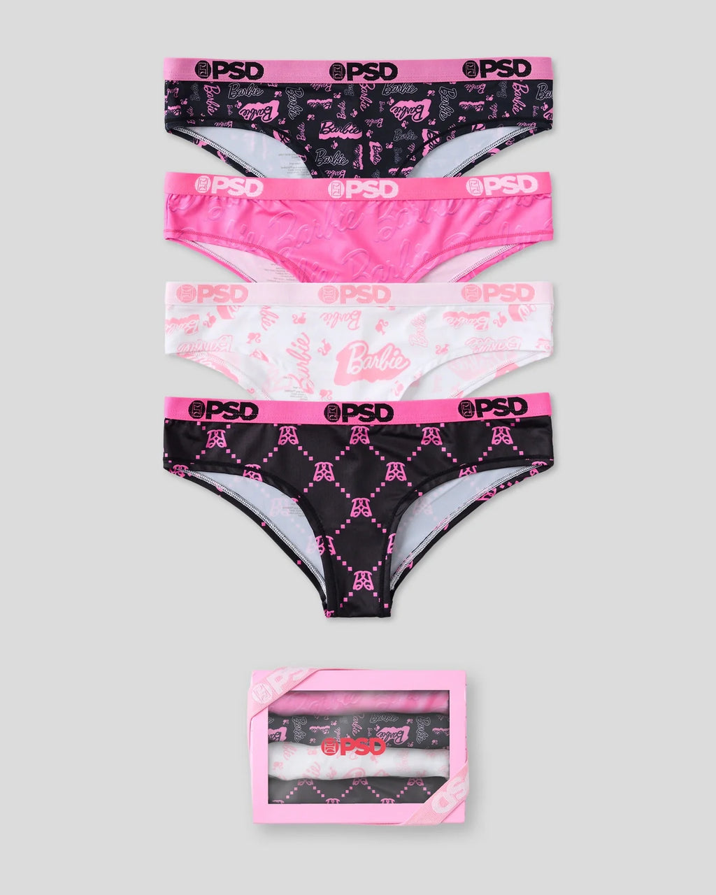 4 Pack - Barbie Logo