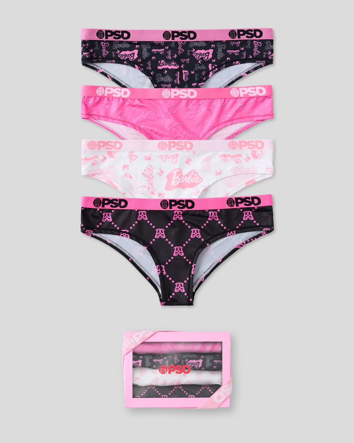 4 Pack - Barbie Logo