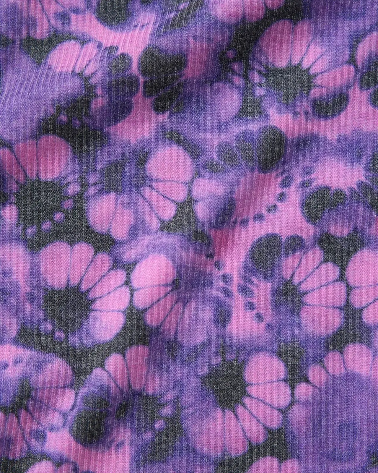 Ribbed - Petal Noir
