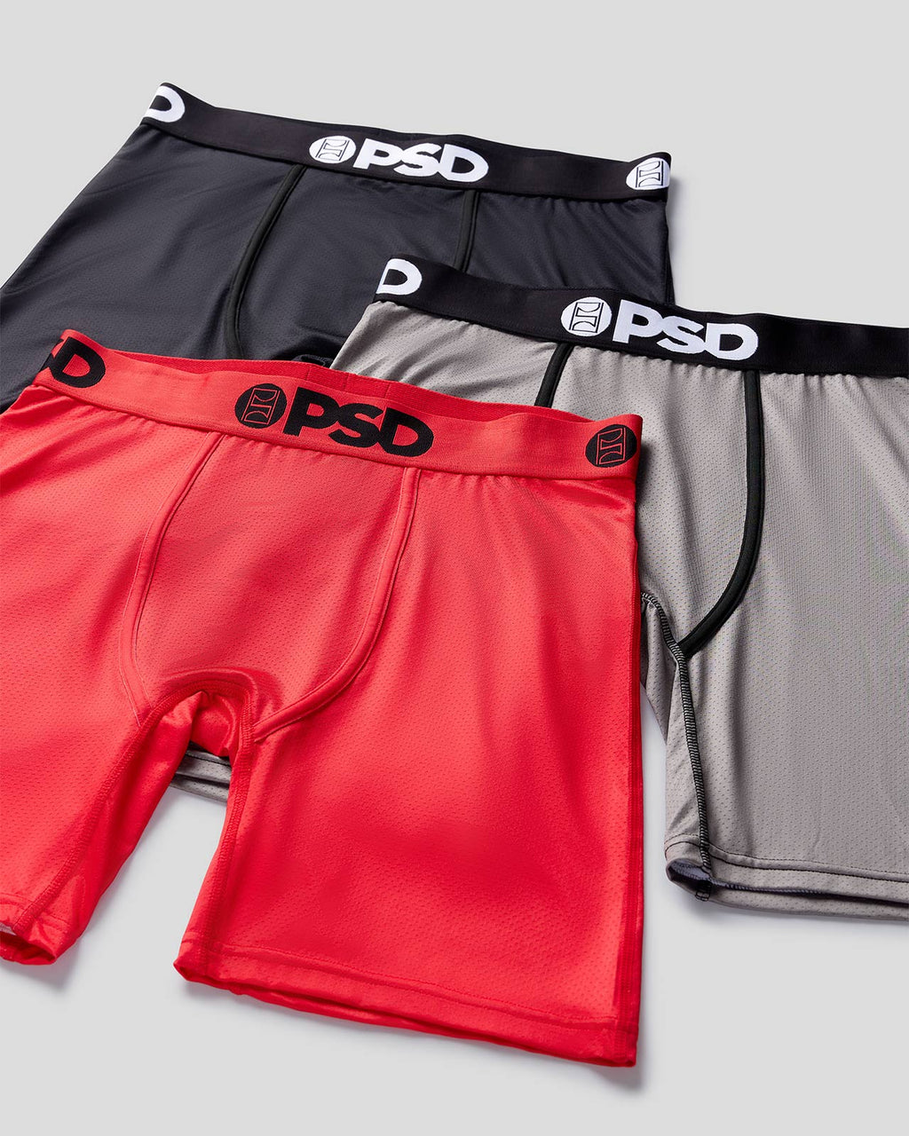CoolMesh 3 Pack - Red/Gray/Black