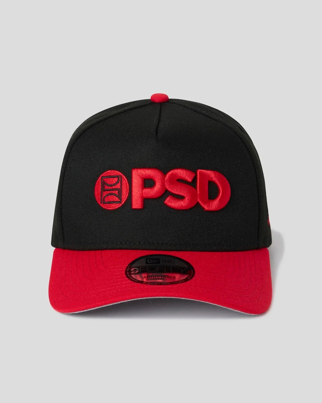 New Era x PSD Logo Hat Black/Red